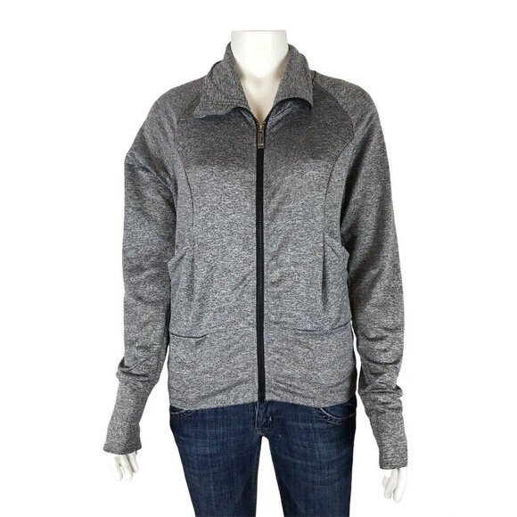 Lucy Womens Athletic Jacket Size XS Gray Full Zip Pockets Sweatshirt - Picture 1 of 7